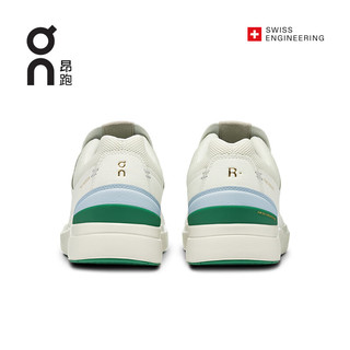 On昂跑×费德勒特别合作 THE ROGER Centre Court 2 男款运动休闲 White/Green 白色/绿色 41