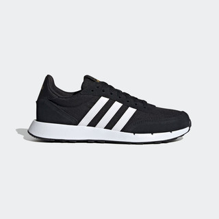 adidas RUN 60s 2.0休闲舒适跑步鞋女子阿迪达斯轻运动H04700 黑/白 36.5(225mm)