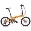 狼途（Langtu） 折叠自行车男女8速成人学生运动单车便携免安装KY028 （碟刹版） 