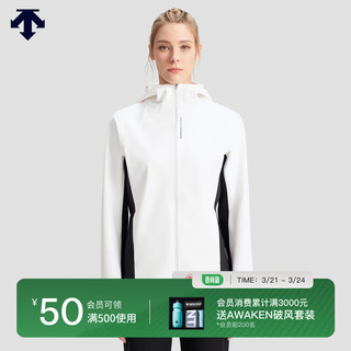 DESCENTE迪桑特 WOMEN’S TRAINING系列女士梭织上衣 WT-WHITE M(165/84A)