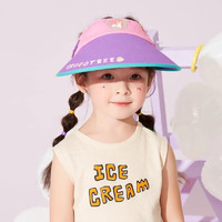 kocotree kk树 儿童防晒帽 葡萄紫独角兽 M帽围50-54cm可调节建议3-8岁