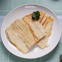 海鲜颂 碳烤鳕鱼片即食海鲜零食 原味 100g