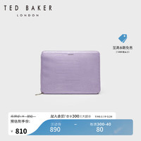 Ted Baker2024春季女士淡紫色仿鳄鱼皮电脑包267539 淡紫色 中包