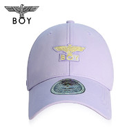 BOY LONDON24男女同款经典老鹰刺绣潮流百搭紫色棒球帽N90006 紫色 M
