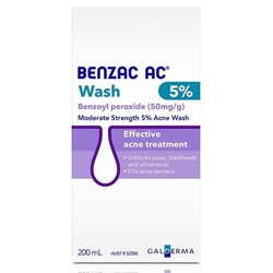 Benzac 5%温和控油去痘洗面奶 200ml