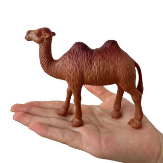贝可麦拉儿童野生仿真动物玩具男女孩早教认识恐龙模型摆件过家家 仿真骆驼