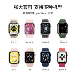 毕亚兹 适用苹果手表iwatch磁吸无线充电器底座USB-C口连接线 支持AppleWatchS9/8/7/6/5/Ultra2/SE M49白色 USB-C口磁吸手表充电底座-白色