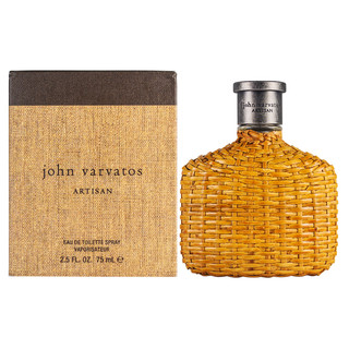 john varvatos 保税仓原装现货约翰瓦维托斯艺术工匠黄藤编男士香水EDT75/125ML