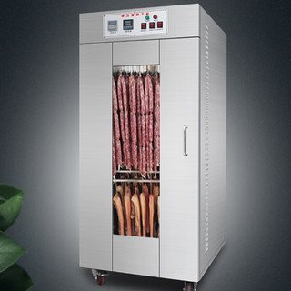 苏勒 香肠腊肠腊肉食品烘干机商用全自动牛肉干宠物零食风干机   银色 