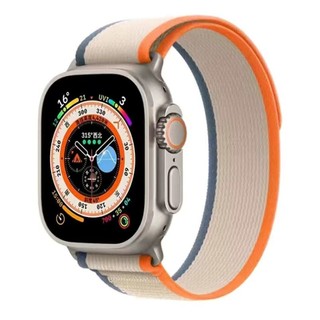 【官款】适用applewatch高山回环尼龙iwatch表带S8ultra苹果手表S9/8/7/6se代野径户外运动海洋表带41/49mm45