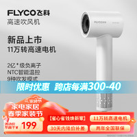 FLYCO 飞科 高速降噪负离子电吹风  FH6370 珍珠白