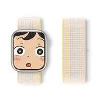 星菲扬 适用iwatch表带苹果手表s9单圈8/7代applewatch编织尼龙回环式44/41mm45男女ultra运动se硅胶49星光彩虹智能