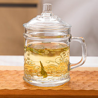 乐唯诗 加厚玻璃杯透明杯 350ml