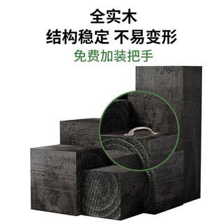 尚洋碳化枕木20cm*20cm长150cm防腐实木垫木户外木板木棍原木材料