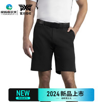 PXG韩国 高尔夫服装男士短裤24年 运动五分裤夏季速干透气 黑色 XXXL
