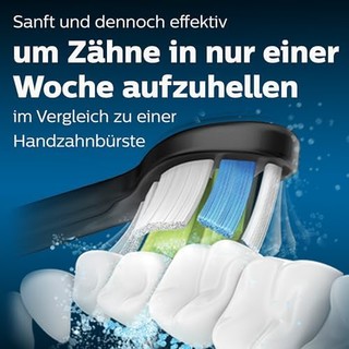 Philips 飞利浦 Sonicare Optimal White 替换牙刷头 HX6064/11，减少2倍变色，牙齿更白，4件装