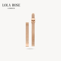 LOLA ROSE 米兰尼斯钢带玫瑰金表带