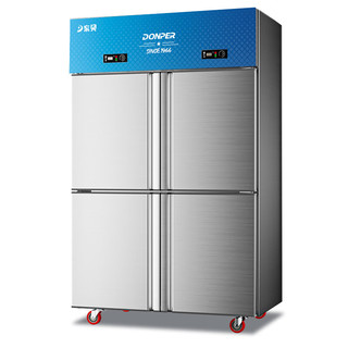东贝(Donper)商用冰箱四门双温冷藏冷冻冰柜铜管制冷酒店厨房设备后厨冷藏柜HL-SCDL1000J4