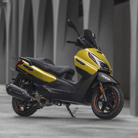 aprilia 艾普瑞利亚 比亚乔X7 2.0版 踏板摩托车 piaggio 低油耗 ABS 可上牌摩托车 铂金黄 全款  低座760mm