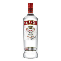 SMIRNOFF 斯米诺 品牌授权 Smirnoff Vodka斯米诺伏特加红牌洋酒皇冠伏特加 小鸟 700mL 1瓶