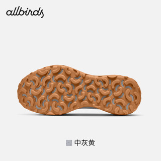 Allbirds Trail Runner SWT （）春夏减震透气越野休闲男女鞋 中灰黄 38.5 女码