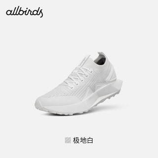 Allbirds Tree Flyer 2（）绿科技轻量跑鞋二代减震厚底运动跑鞋 极地白 37.5 女码