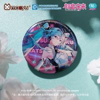 moeyu 萌羽 初音未来马口铁纪念徽章miku
