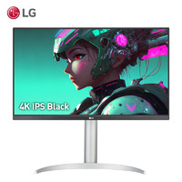 LG 乐金 27UQ850v 27英寸4K专业设计显示器IPS Black屏Type-C90W带音箱