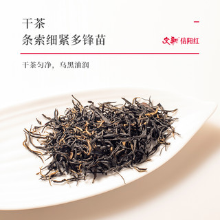 文新信阳红茶茶叶工夫红茶果香型经典罐装60g正红