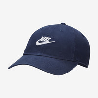 NIKE 耐克 棒球帽男女夏季遮阳帽新款休闲蓝色运动帽 FB5368-410