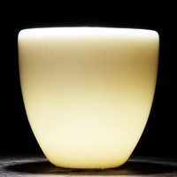 88VIP：苏氏陶瓷 主人杯中国白陶瓷茶具手工羊脂玉如脂玉功夫茶具雅韵杯