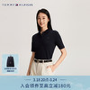 TOY HILFIGER 24新款春季女装通勤小绣标五粒扣合身POLO衫WW0WW42483 