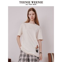 TeenieWeenie小熊女装春夏短袖棉T恤宽松时尚打底衫短款上衣