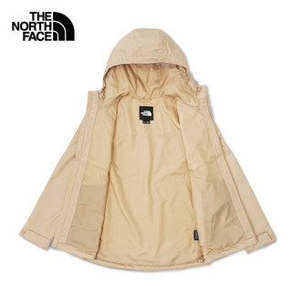 北面（The North Face）户外运动休闲单层冲锋衣男DWR防泼水透汽舒适24春夏4UDN LK5/卡其色 3XL