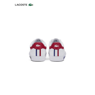 LACOSTE法国鳄鱼男鞋24年小白鞋板鞋运动休闲鞋47SMA0083 5T9/白色/红色/蓝色 10.5 /45