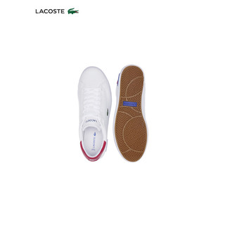 LACOSTE法国鳄鱼男鞋24年小白鞋板鞋运动休闲鞋47SMA0083 5T9/白色/红色/蓝色 8 /42