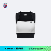 盖世威（K·SWISS）【秀场同款】女背心24春季运动百搭背心 1910092 008正黑色 2XL