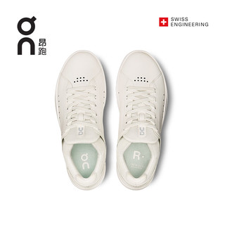 On昂跑×费德勒特别合作 THE ROGER Advantage 2 女款运动休闲板鞋 White/Undyed 白色/无染天然色 38