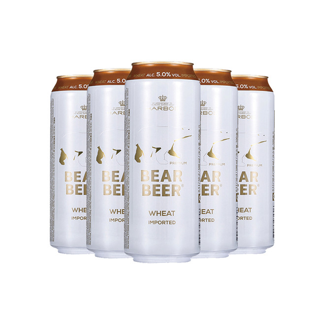 豪铂熊 BearBeer 豪铂熊 小麦啤酒 500ml