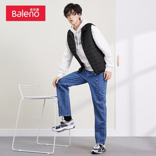 班尼路（Baleno）秋季马甲男潮流简约修身夹棉马甲背心外套外穿 00A XL