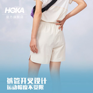 HOKA ONE ONE 女款夏季户外休闲运动短裤 OUTDOOR  SHORTS直筒百搭 麦青色 XS