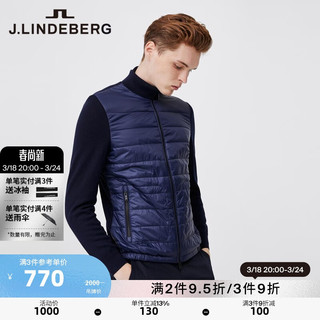 金林德伯格（J.Lindeberg）潮流春季商务休闲轻薄棉衣男士外套棉服519322502 PAF深黑蓝 170/92A(S)