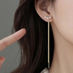 蔻斯琦 两戴流苏耳环女高级感气质耳线耳饰时尚2024年新品