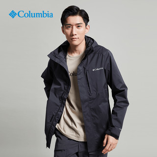 Columbia24春夏哥伦比亚户外冲锋衣男户外单层夹克外套RE0086 RE0086/010 M