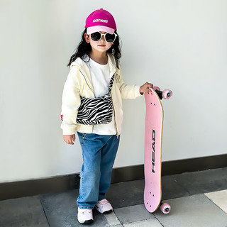 海德（HEAD）儿童滑板初学者宝宝四轮滑板车男女孩可调节双翘板H22SKK01P章鱼 粉红章鱼宝宝