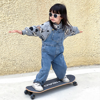 海德（HEAD）儿童滑板初学者宝宝四轮滑板车男女孩可调节双翘板H22SKK03B魔法 魔法星球宝宝