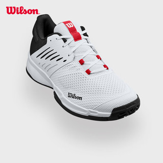 威尔胜（Wilson）网球鞋成人KAOS DEVO 2.0疾速系列男款运动训练专业网球鞋 【黑白】WRS329020-男款 US 8.0