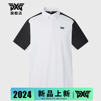 PXG高尔夫服装男士短袖 春夏24款时尚百搭运动T恤golf韩国进品polo衫 PIPPM220101 白色 M