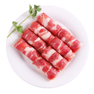 牛世界 肥牛卷牛肉卷火锅烤肉烧烤食材肉卷500g*3