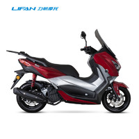 LIFAN 力帆汽车 力帆蓝鲟ABS水冷四冲程13L大油箱大风挡踏板摩托车整车 灵动红